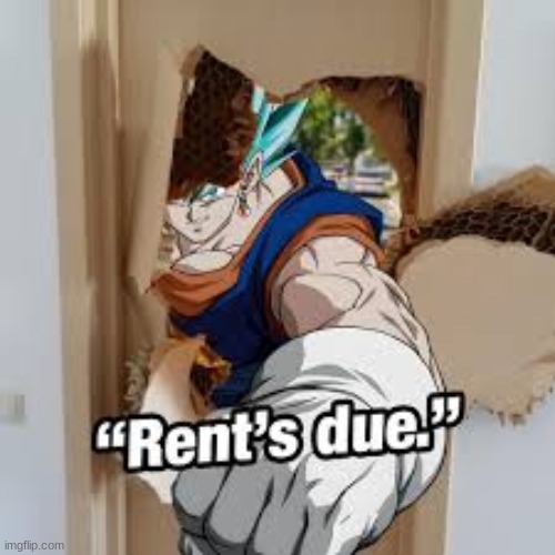 Vegito is tax collector | image tagged in meme,vegito | made w/ Imgflip meme maker