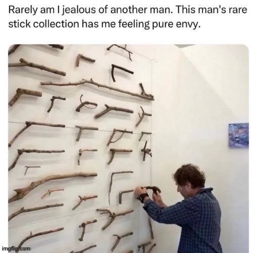 ARGH! | image tagged in memes,guns,stick collection,sticks,jealousy,funny | made w/ Imgflip meme maker