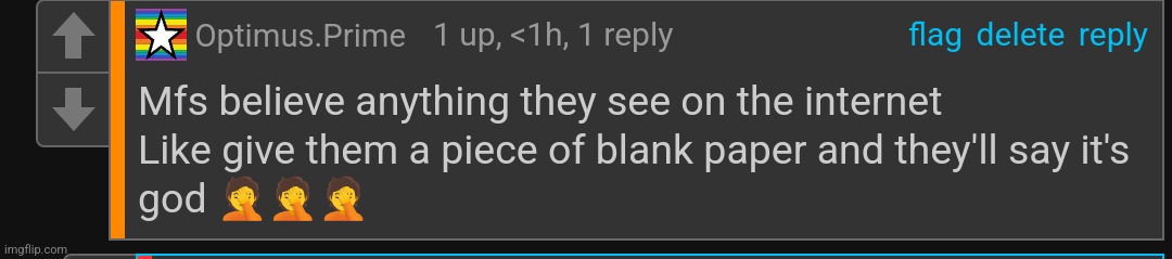 made w/ Imgflip meme maker