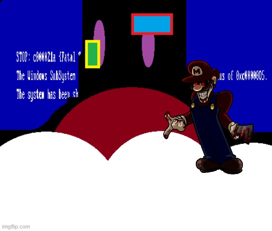 EOFNF Horror Mario vs ??? (Corrupted Dreamscape).mp3 | image tagged in eofnf | made w/ Imgflip meme maker