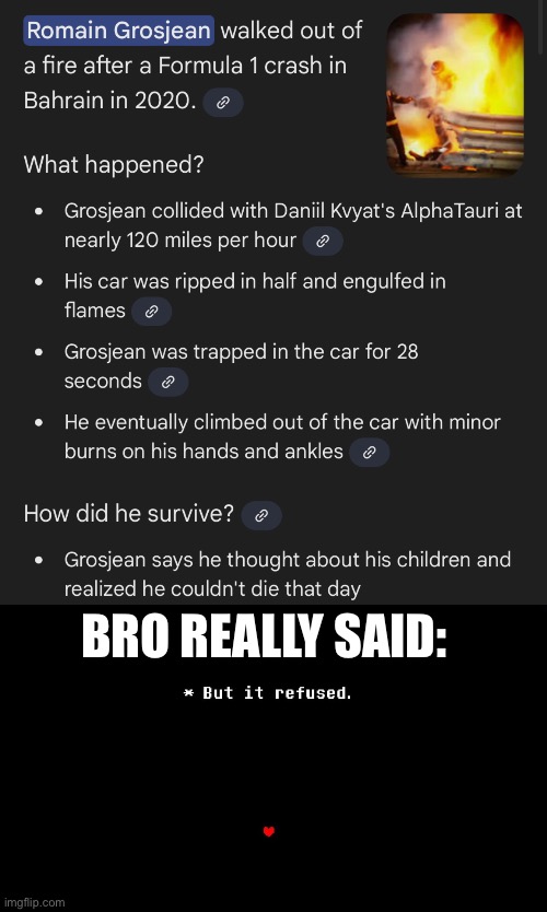 BRO REALLY SAID: | image tagged in but it refused | made w/ Imgflip meme maker