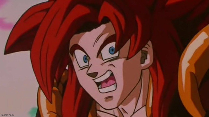 Dragon Ball GT SSJ4 Gogeta | image tagged in dragon ball gt ssj4 gogeta | made w/ Imgflip meme maker