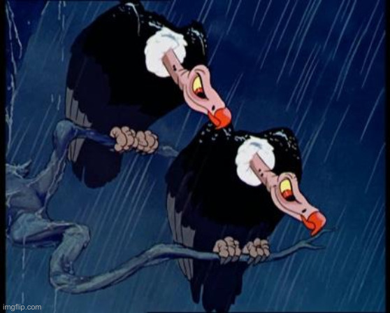 Disney Cartoon Vulture | image tagged in disney cartoon vulture | made w/ Imgflip meme maker