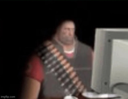 High Quality heavy computer Blank Meme Template