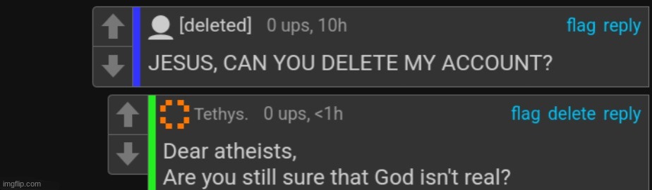 "Give me proof that God exists" Ok | made w/ Imgflip meme maker