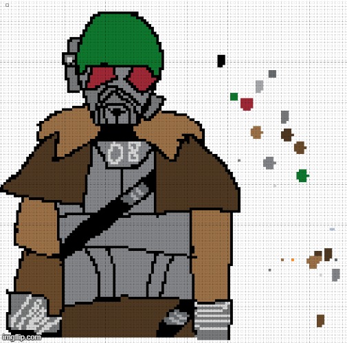 My first attempt at pixel art | made w/ Imgflip meme maker