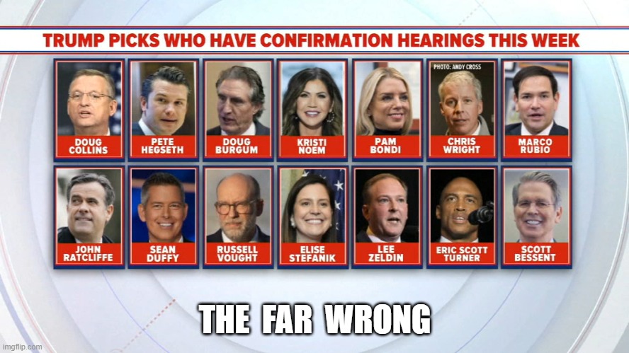 Left Field | THE  FAR  WRONG | image tagged in maga | made w/ Imgflip meme maker