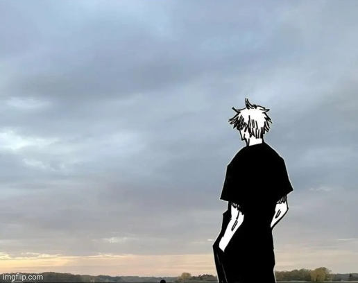 Happy gojo Blank Meme Template
