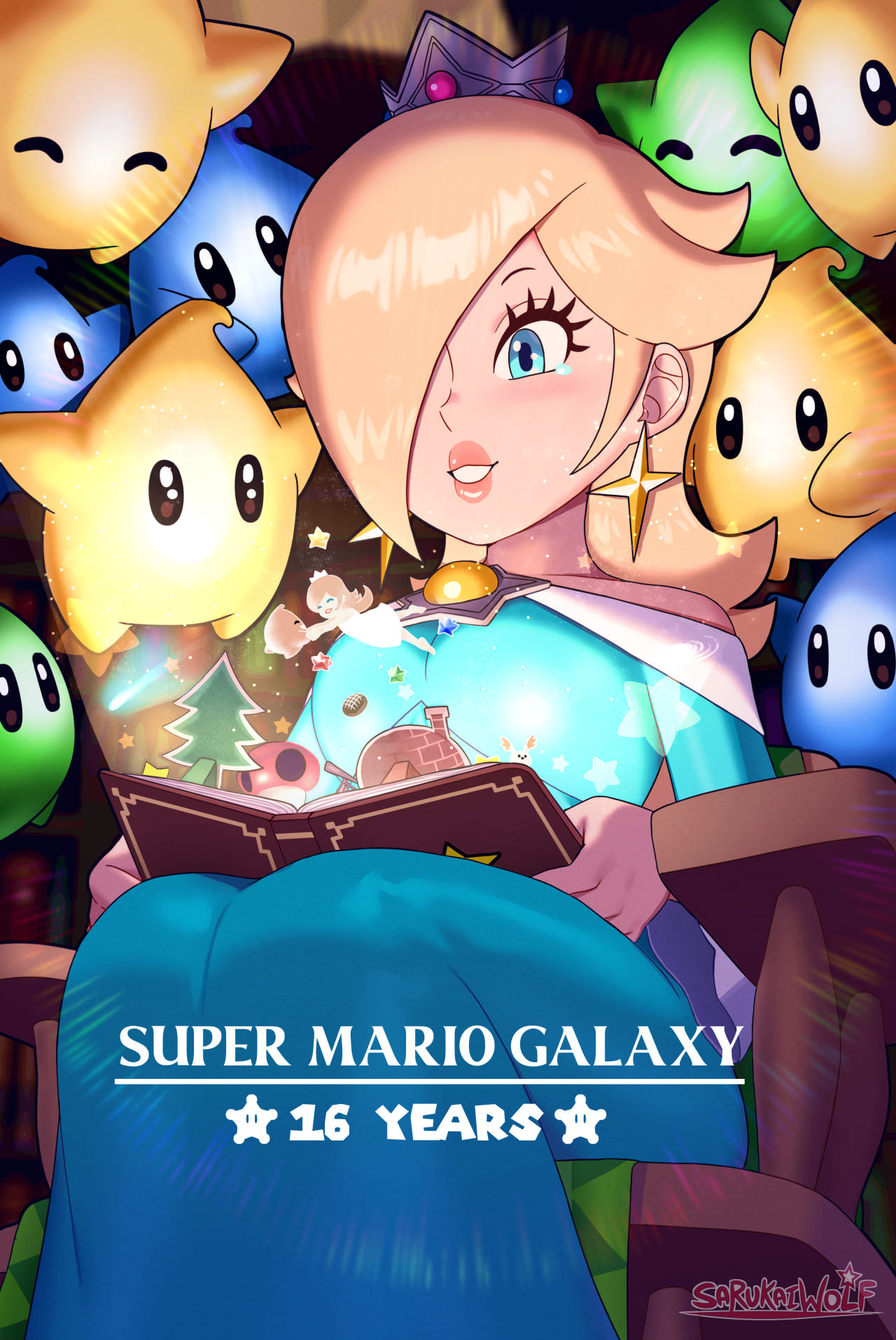 super mario galaxy 16 years Blank Meme Template