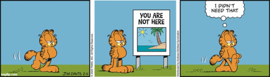 Garfield | image tagged in comics | made w/ Imgflip meme maker