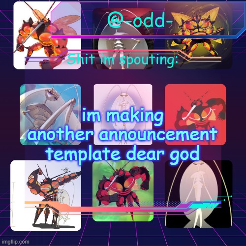 also did you know theres a real life cockroach thats named after pheromosa from pokemon | im making another announcement template dear god | image tagged in odd's ultra beast temp by emma | made w/ Imgflip meme maker