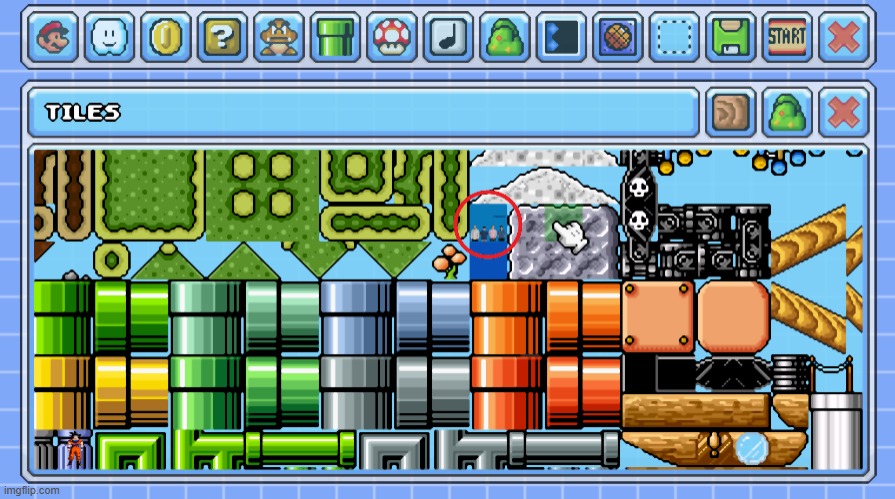 Weezer spotted in mario editor please get out of my skin | made w/ Imgflip meme maker