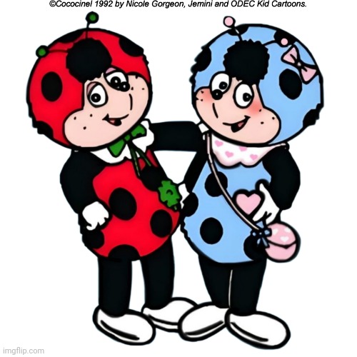 Cococinel 1992 (Cocomiel) | image tagged in cococinel cocomiel 1992,babicinel,dibujo animado,sisters,ladybug | made w/ Imgflip meme maker