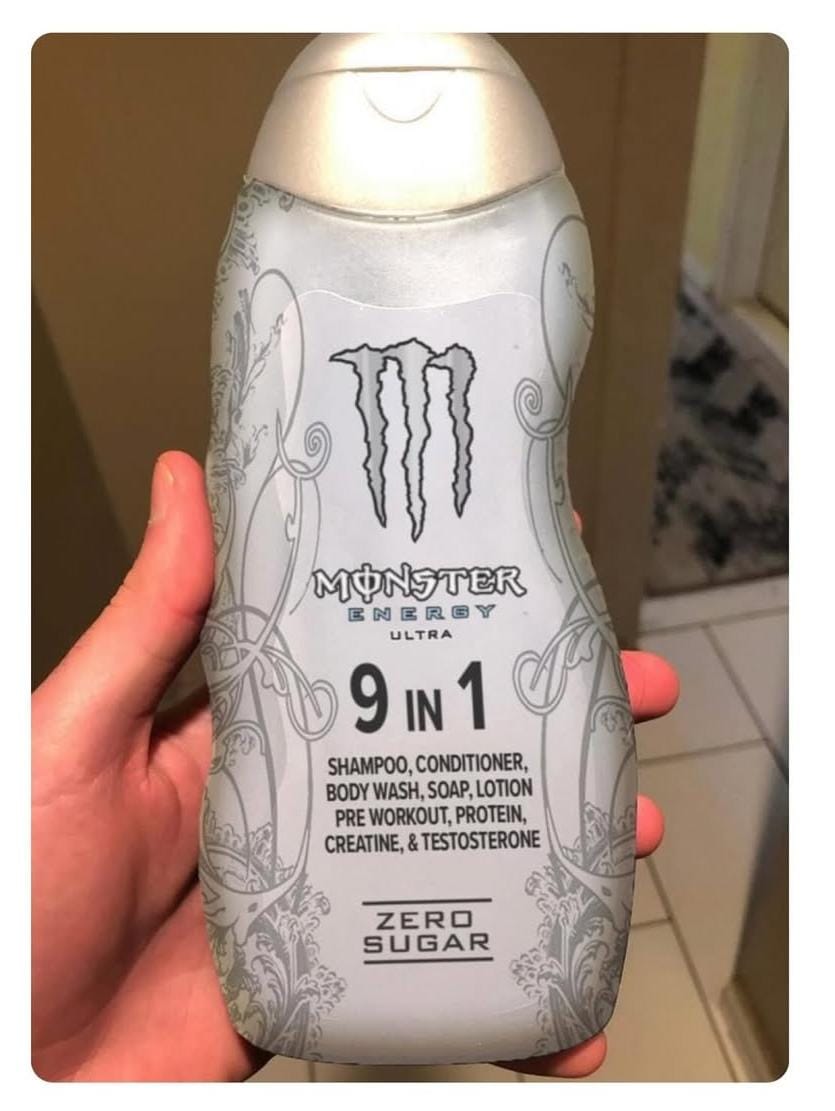 Monster showergel Blank Meme Template
