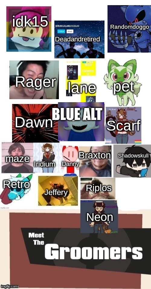 groomers Blank Meme Template
