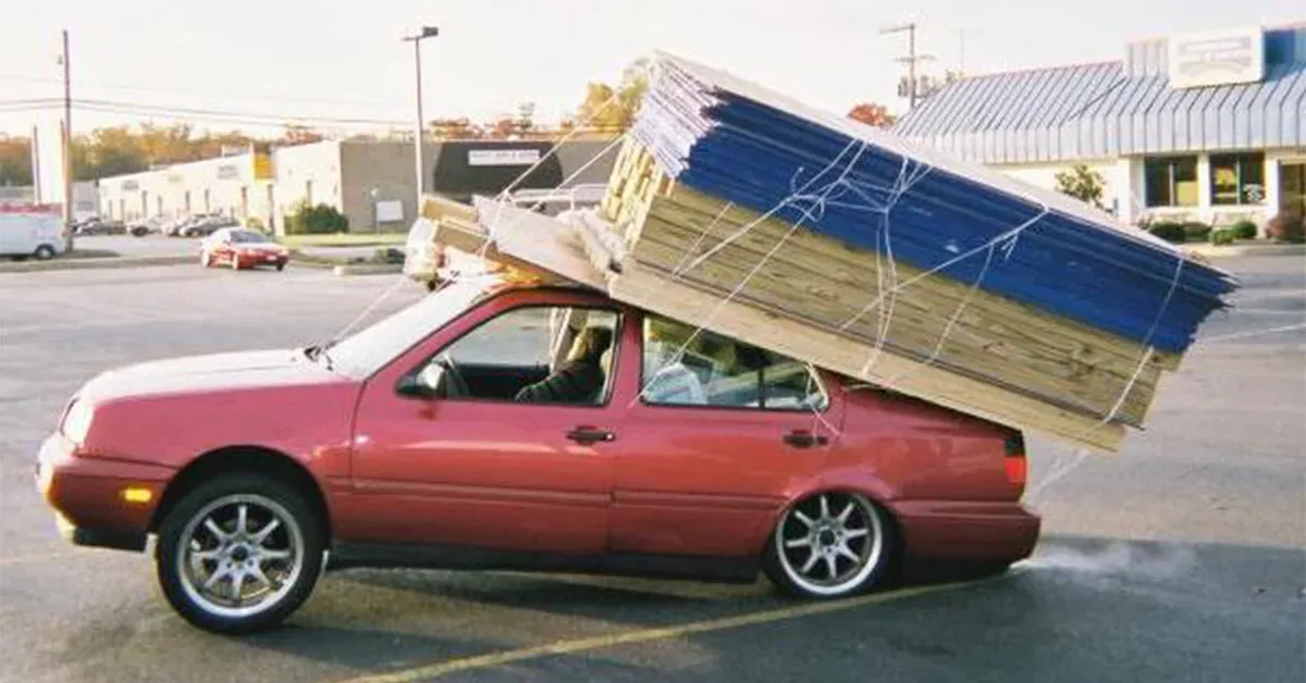 Loaded Car Blank Meme Template