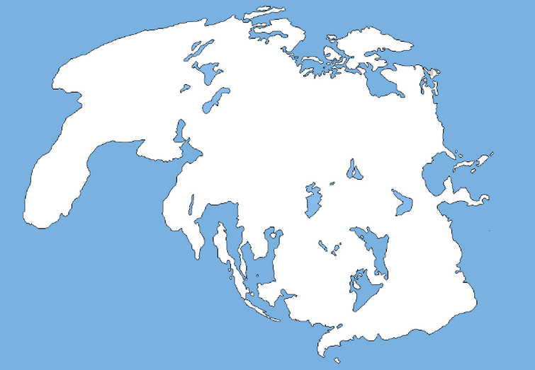 Novopangaea, without borders Blank Meme Template