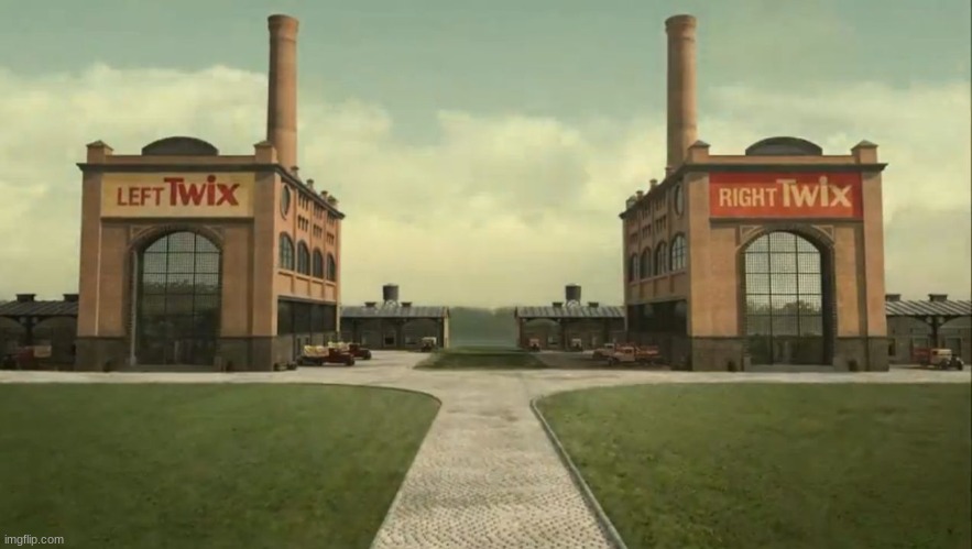 Left and Right Twix | image tagged in left and right twix | made w/ Imgflip meme maker