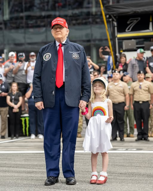 High Quality Trump and Granddaughter Blank Meme Template