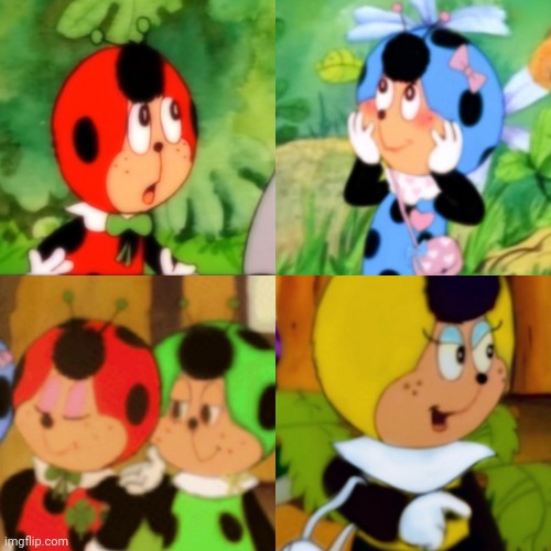 Cococinel 1992 (Cocomiel) | image tagged in cococinel cocomiel 1992,ladybug cartoon | made w/ Imgflip meme maker