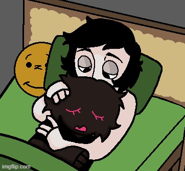 "Long Day" ME X  LEAD YUMESHIP ART I DREWBEFORE BED LAST NIGHT!!! | image tagged in incredibox | made w/ Imgflip meme maker