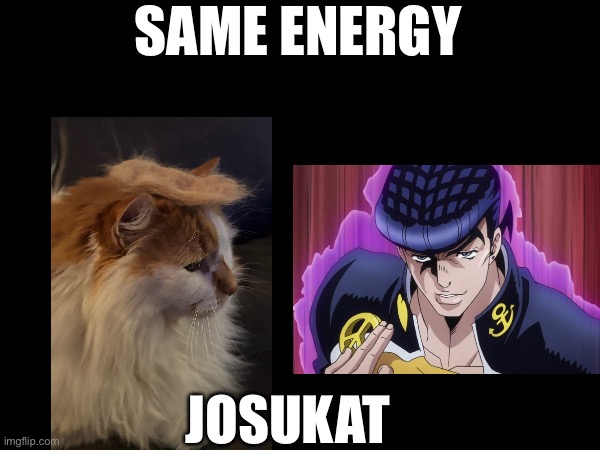 Josukat | SAME ENERGY; JOSUKAT | made w/ Imgflip meme maker