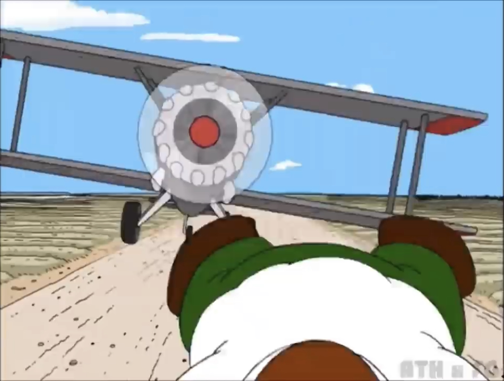 Peter Being Bit By Plane Blank Meme Template