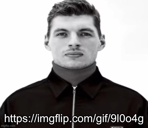 Meme | https://imgflip.com/gif/9l0o4g | image tagged in black and white max verstappen | made w/ Imgflip meme maker