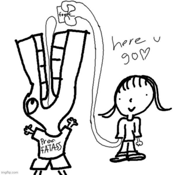 art i drew for yachi once | made w/ Imgflip meme maker