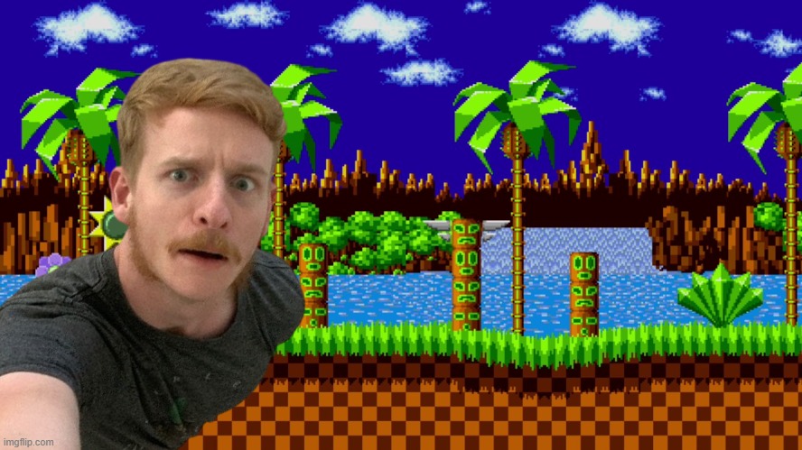 CHAT WHERE AM I???? | image tagged in green hill zone | made w/ Imgflip meme maker