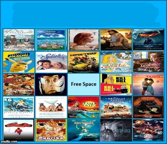 blank movies bingo Blank Meme Template
