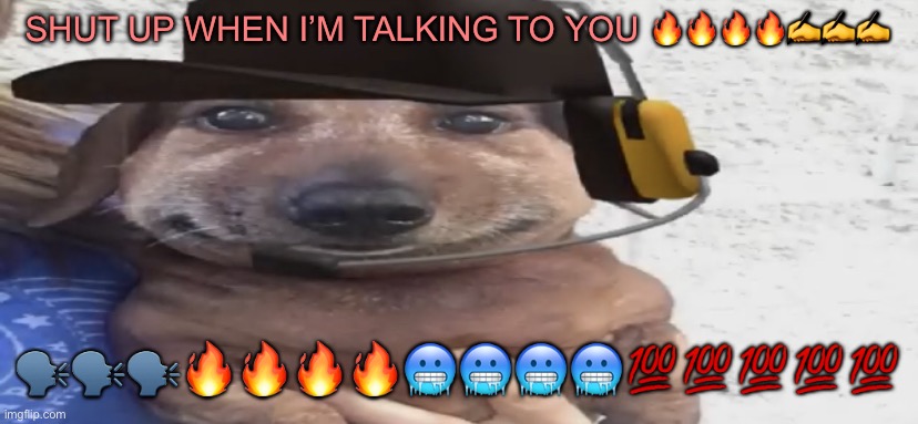 chucklenuts | SHUT UP WHEN I’M TALKING TO YOU 🔥🔥🔥🔥✍️✍️✍️; 🗣️🗣️🗣️🔥🔥🔥🔥🥶🥶🥶🥶💯💯💯💯💯 | image tagged in chucklenuts | made w/ Imgflip meme maker