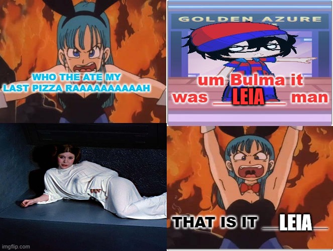 bulma hates keia Blank Meme Template