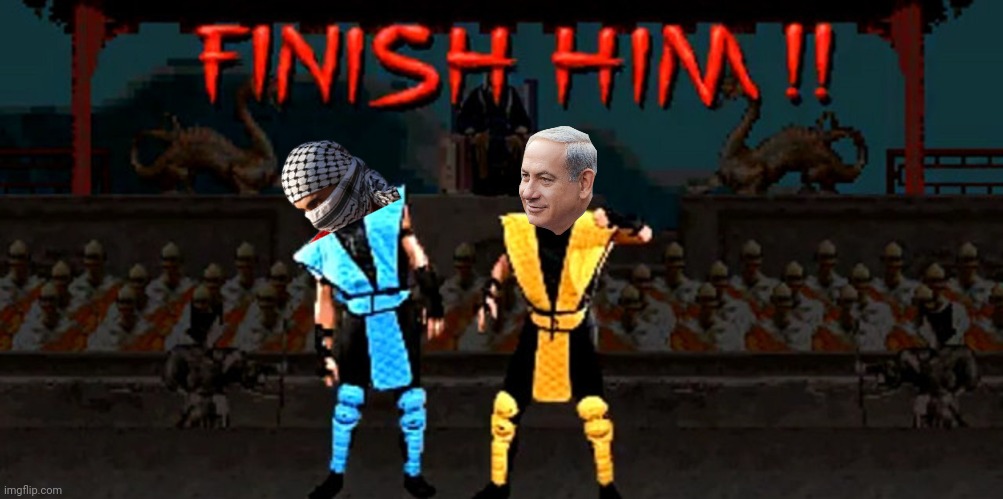 Finish Him | image tagged in finish him | made w/ Imgflip meme maker