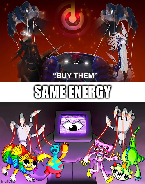 SAME ENERGY | image tagged in gametoons,creatures of sonaria | made w/ Imgflip meme maker