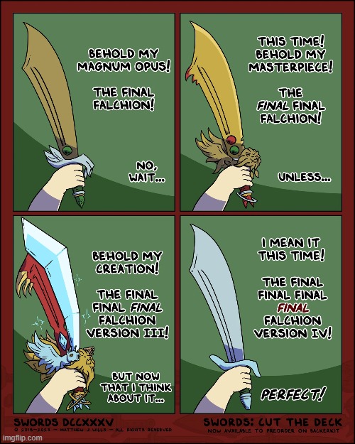 image tagged in swords,falchion,final,perfect | made w/ Imgflip meme maker