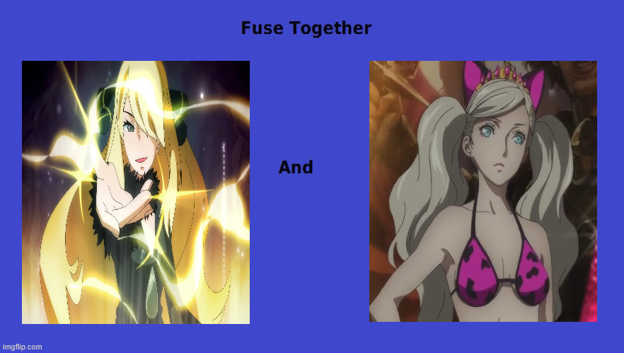 fuse together | image tagged in fuse together,pokemon,persona 5,video games,fusion,funny memes | made w/ Imgflip meme maker