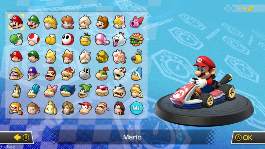 MK8DX Character Roster with the new Wave 6 characters | image tagged in mario kart,mario kart 8 | made w/ Imgflip meme maker