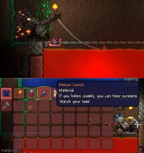 Only 2 items left to go. | image tagged in terraria,master mode,gaming,video games,nintendo switch,screenshots | made w/ Imgflip meme maker