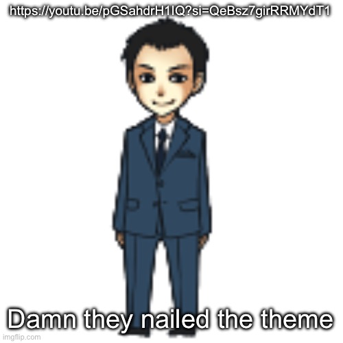 Moriarty but a shimeji | https://youtu.be/pGSahdrH1IQ?si=QeBsz7girRRMYdT1; Damn they nailed the theme | image tagged in moriarty but a shimeji | made w/ Imgflip meme maker