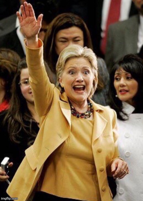 Hillary Nazi Salute | image tagged in hillary nazi salute | made w/ Imgflip meme maker