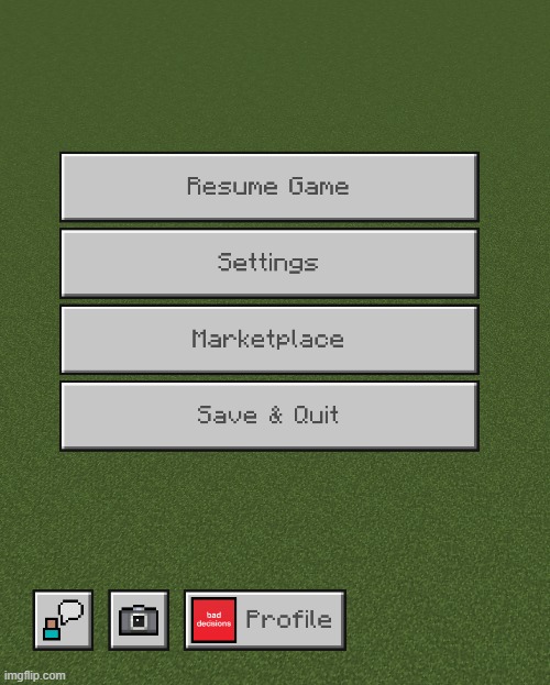 Yo why they got rid of the dark background on the pause menu??? | made w/ Imgflip meme maker