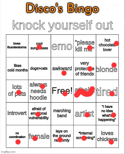 I'm agnostic | image tagged in disco's bingo | made w/ Imgflip meme maker