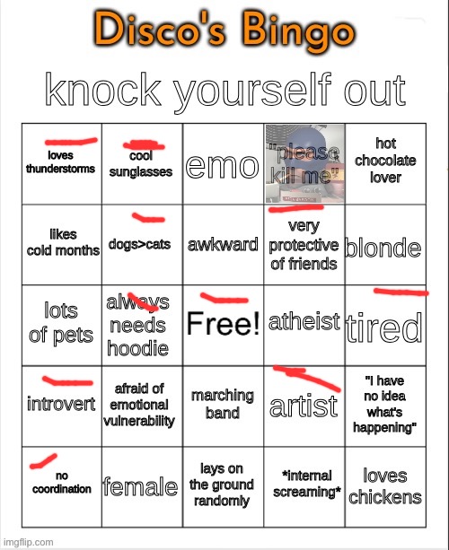 L5 | image tagged in disco's bingo | made w/ Imgflip meme maker