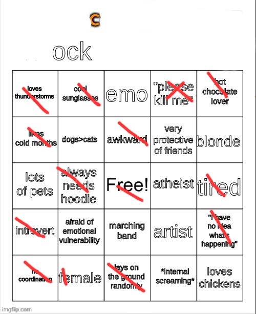 Disco's Bingo | image tagged in disco's bingo | made w/ Imgflip meme maker