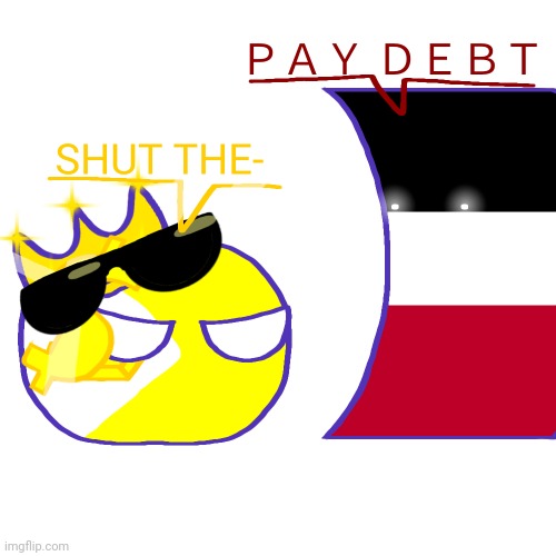 Ｒｅｉｃｈｔａｎｇｌｅ meet rich kid | image tagged in countryballs,reichtangle,rich kids,ibispaint | made w/ Imgflip meme maker