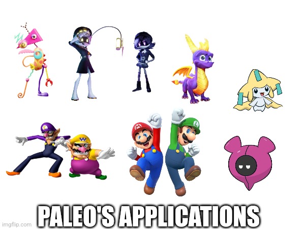 Applications.mp3 | PALEO'S APPLICATIONS | made w/ Imgflip meme maker