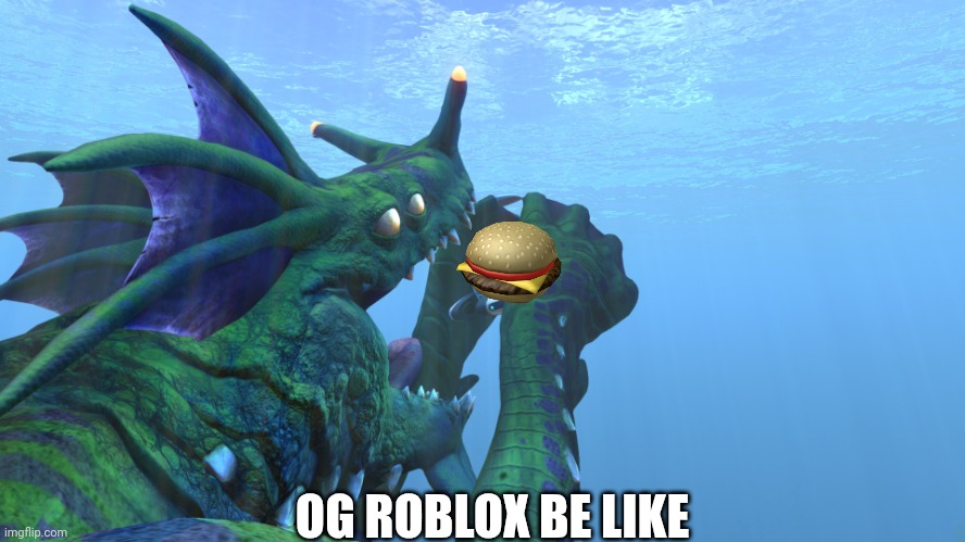 Subnautica, Sea Dragon Leviathan eats us like a sandwhich! | OG ROBLOX BE LIKE | image tagged in subnautica sea dragon leviathan eats us like a sandwhich | made w/ Imgflip meme maker