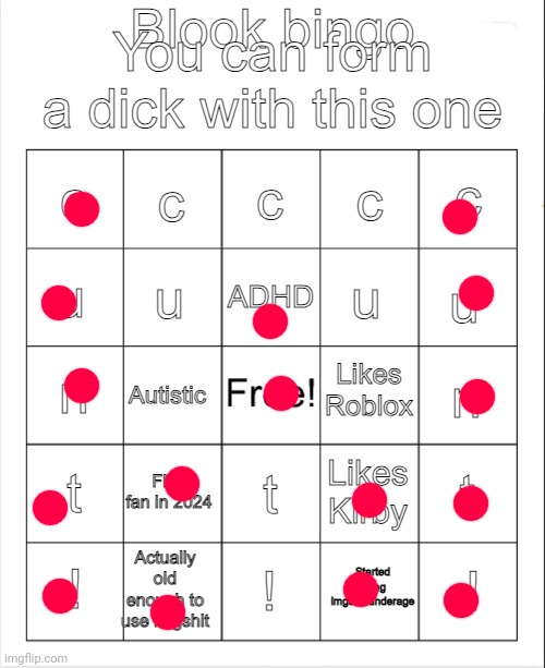 Blook bingo | image tagged in blook bingo | made w/ Imgflip meme maker
