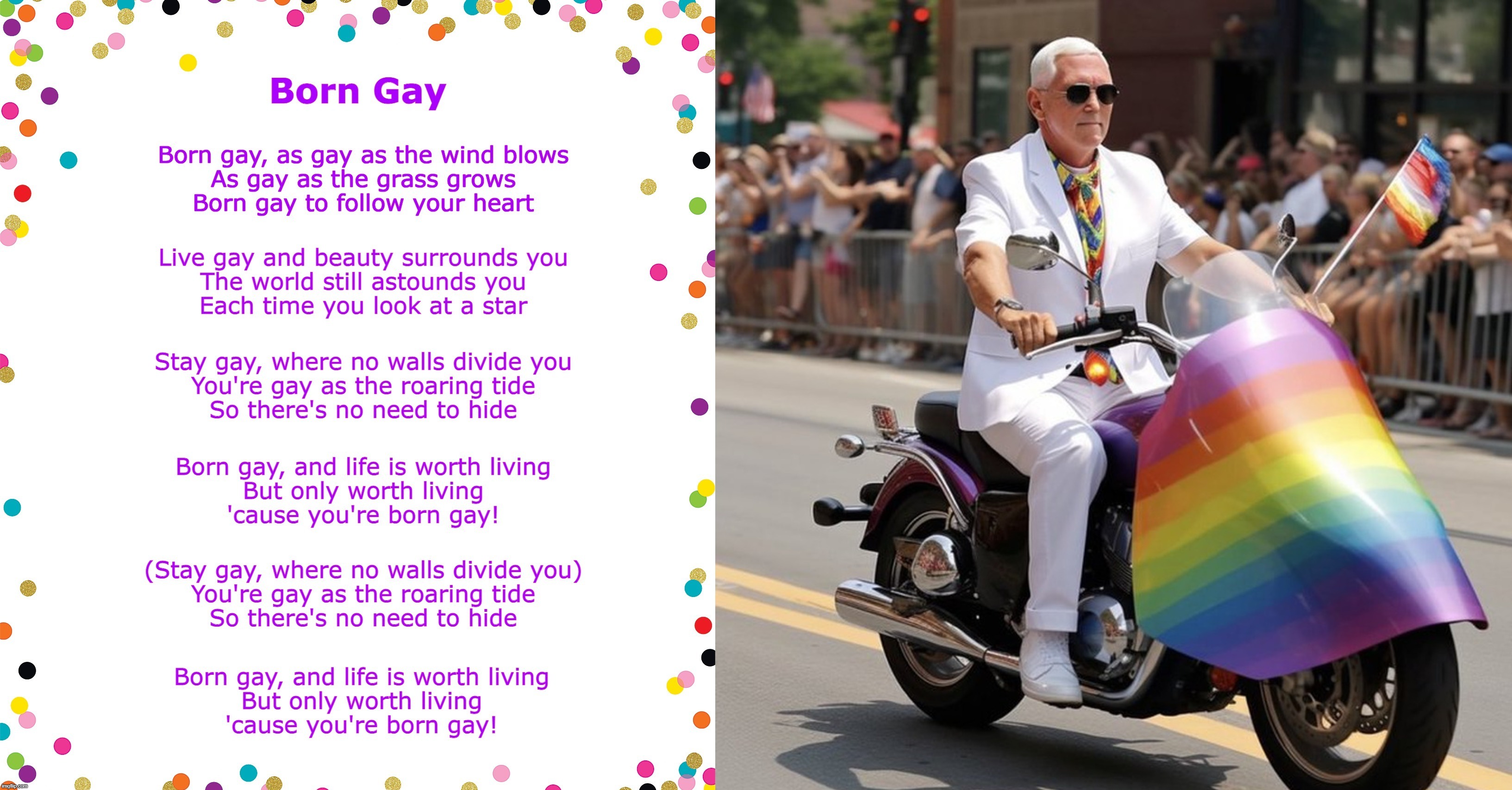 Please do not Pence here, it draws flies . . . | image tagged in mike pence,israel,gay pride,ukraine,why are you gay,san francisco | made w/ Imgflip meme maker